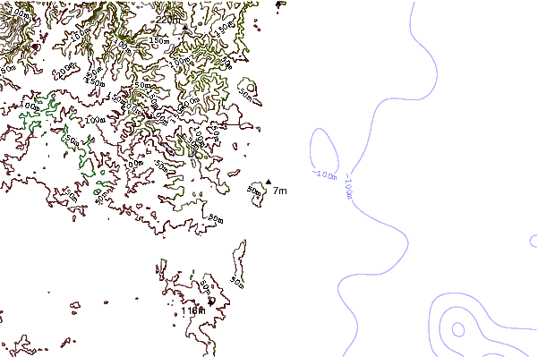 Shoreline around Winkipop