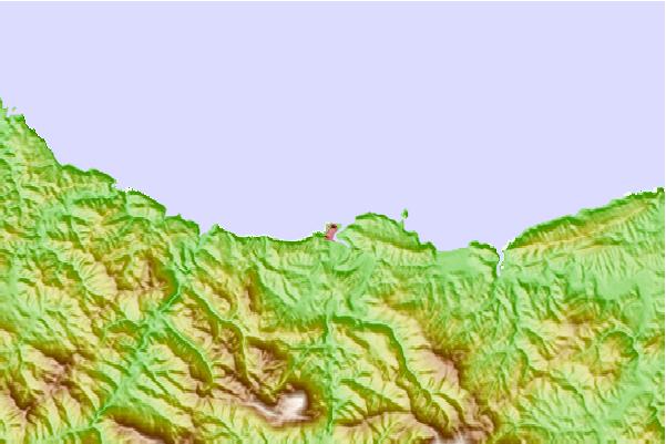 Surf spots located close to Zumaya (Playa de Itxurun)