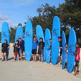 Surf to the Max surf school family day, Kudat (Pantai Kosuhui)