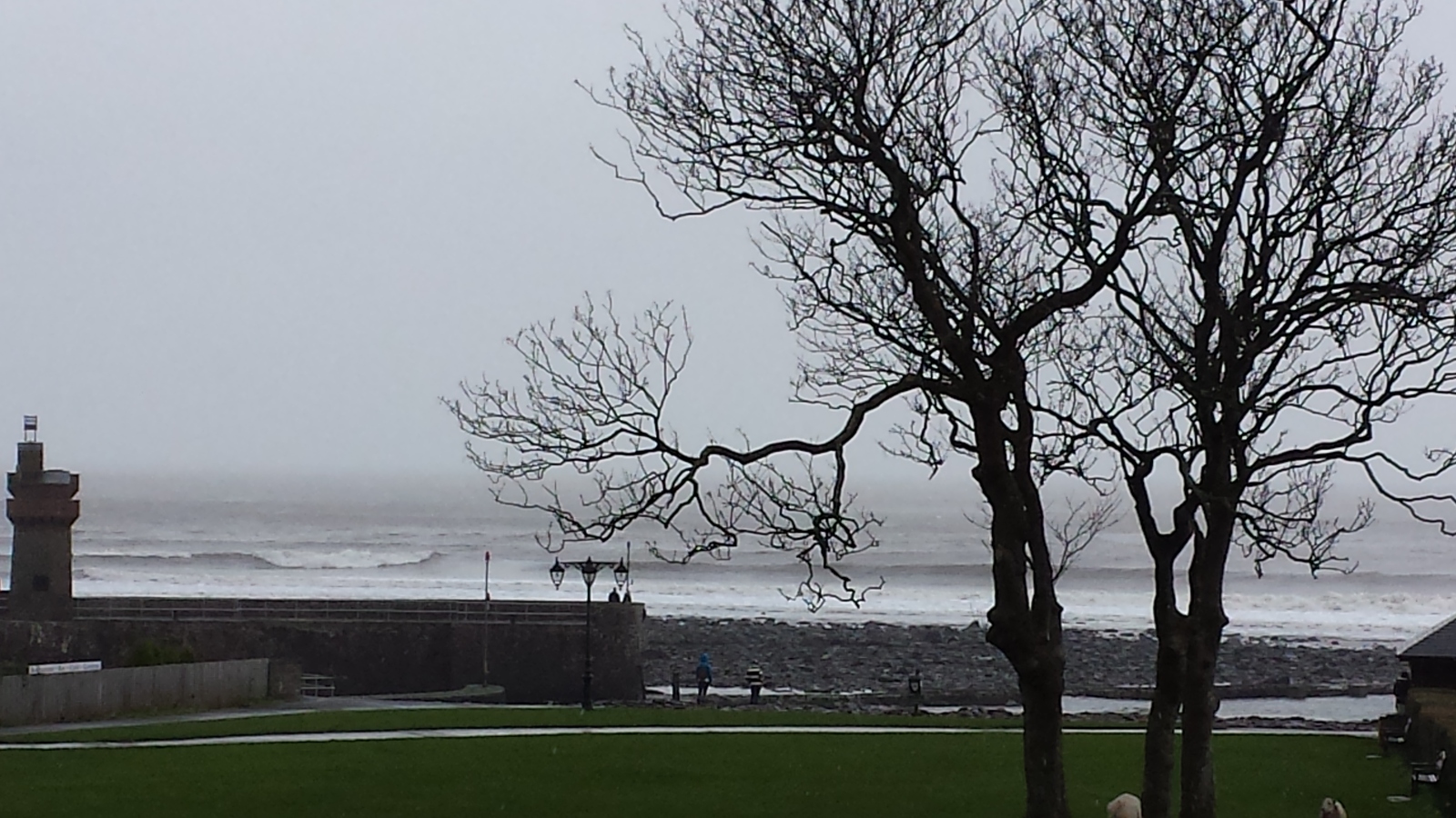 Keeping an eye on it, Lynmouth