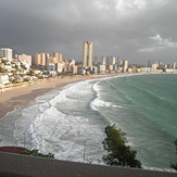 surf en benidorm, Playa Poniente