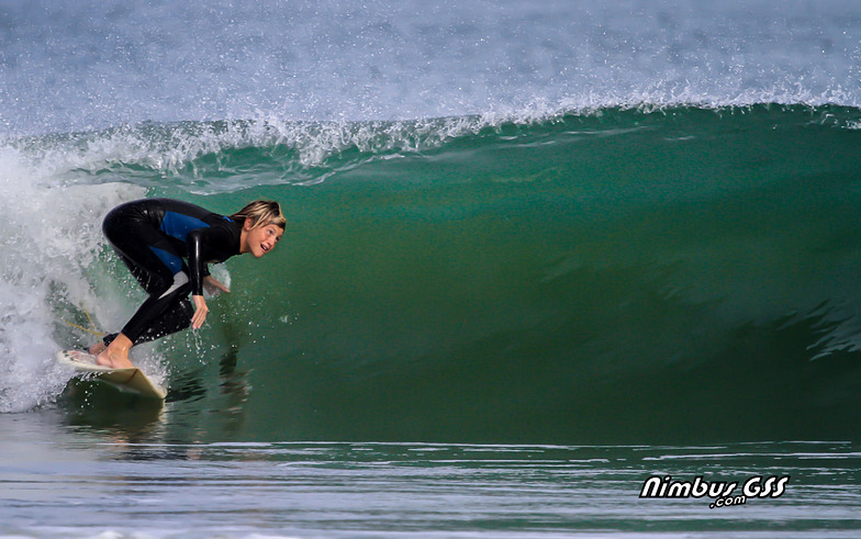 PFin just barreling, The Pier