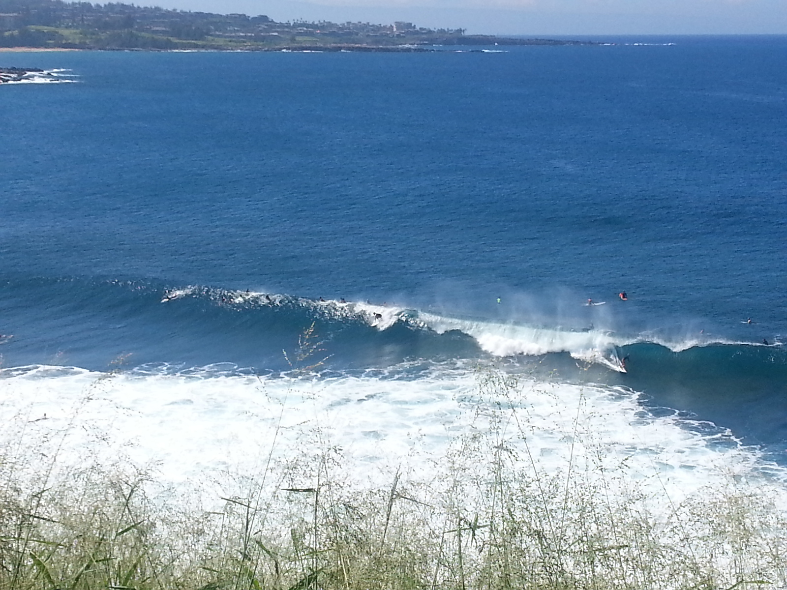 From the bluff...., Honolua Bay