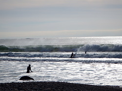 surfers on a Sunday, Hirtle's Beach (Hartling Bay) photo