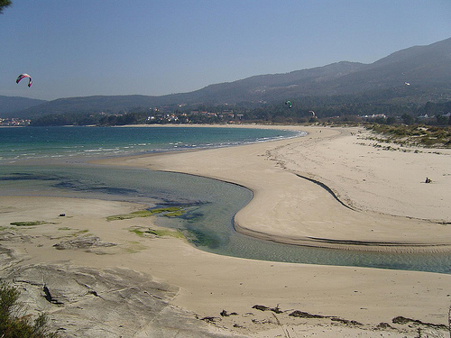 Playa Aguieira surf break