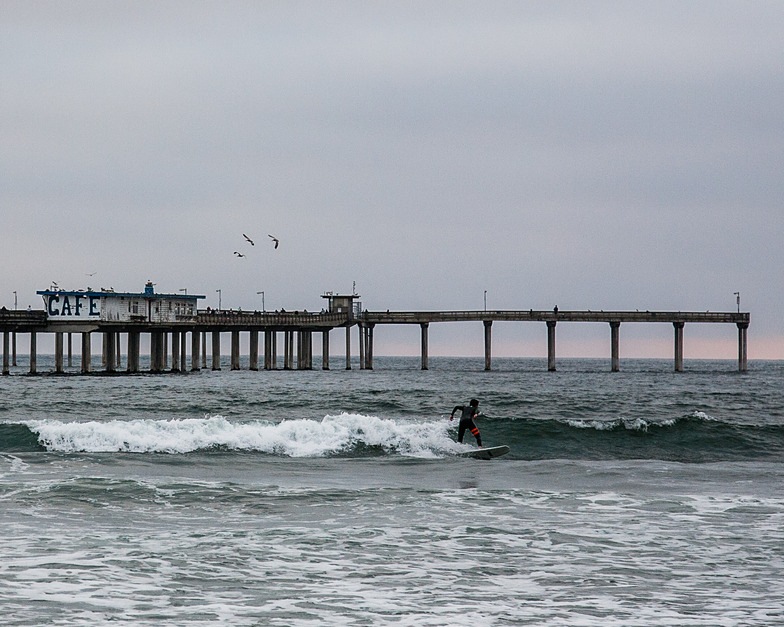 Overcast Ocean Beach