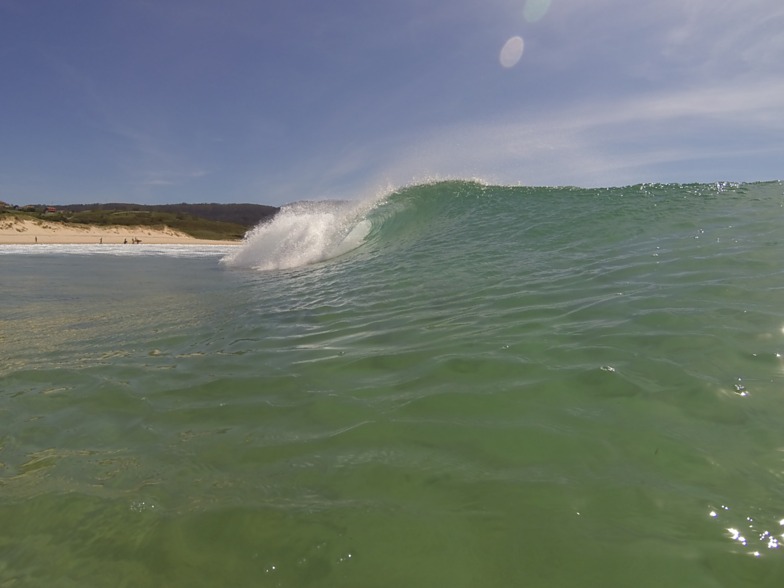 tubo doniños, Playa de Doninos