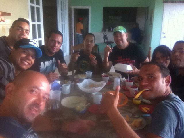 Having Breakfast @ Hotel Al Mare B&B, Baorvco