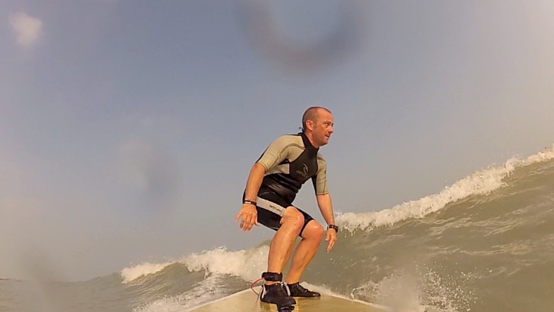 Surfing in Kuwait - between Mangaf & Messilah