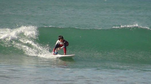 Perfect condition for a grom, Orewa Beach
