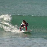 Perfect condition for a grom, Orewa Beach