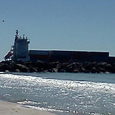 shipping lane through the jetty, St Andrews State Park