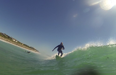 Long Beach surf break