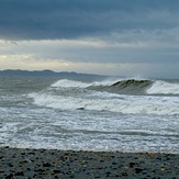 Onekaka Wharf Stormy Sea