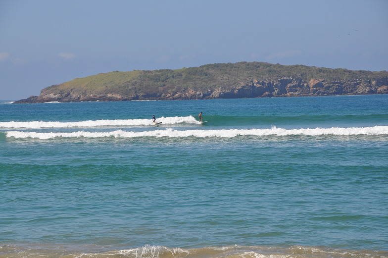 Paddling in Chamela