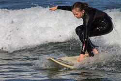 Ella Perfecting Her Craft, Wells Beach photo