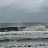 SUP after Arthur 2, Ocean Isle Beach/pier