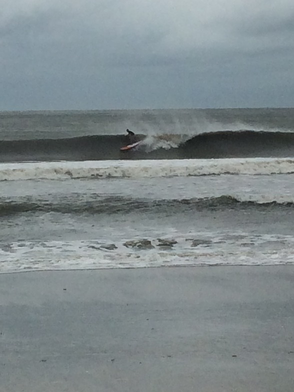 SUP after Arthur 1, Ocean Isle Beach/Pier