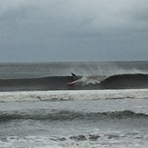 SUP after Arthur 1, Ocean Isle Beach/pier