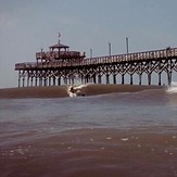 Nice Hurricane Arthur Waves at the CG Pier, Cherry Grove Pier