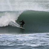 Winter juice, Wainui Beach - Pines