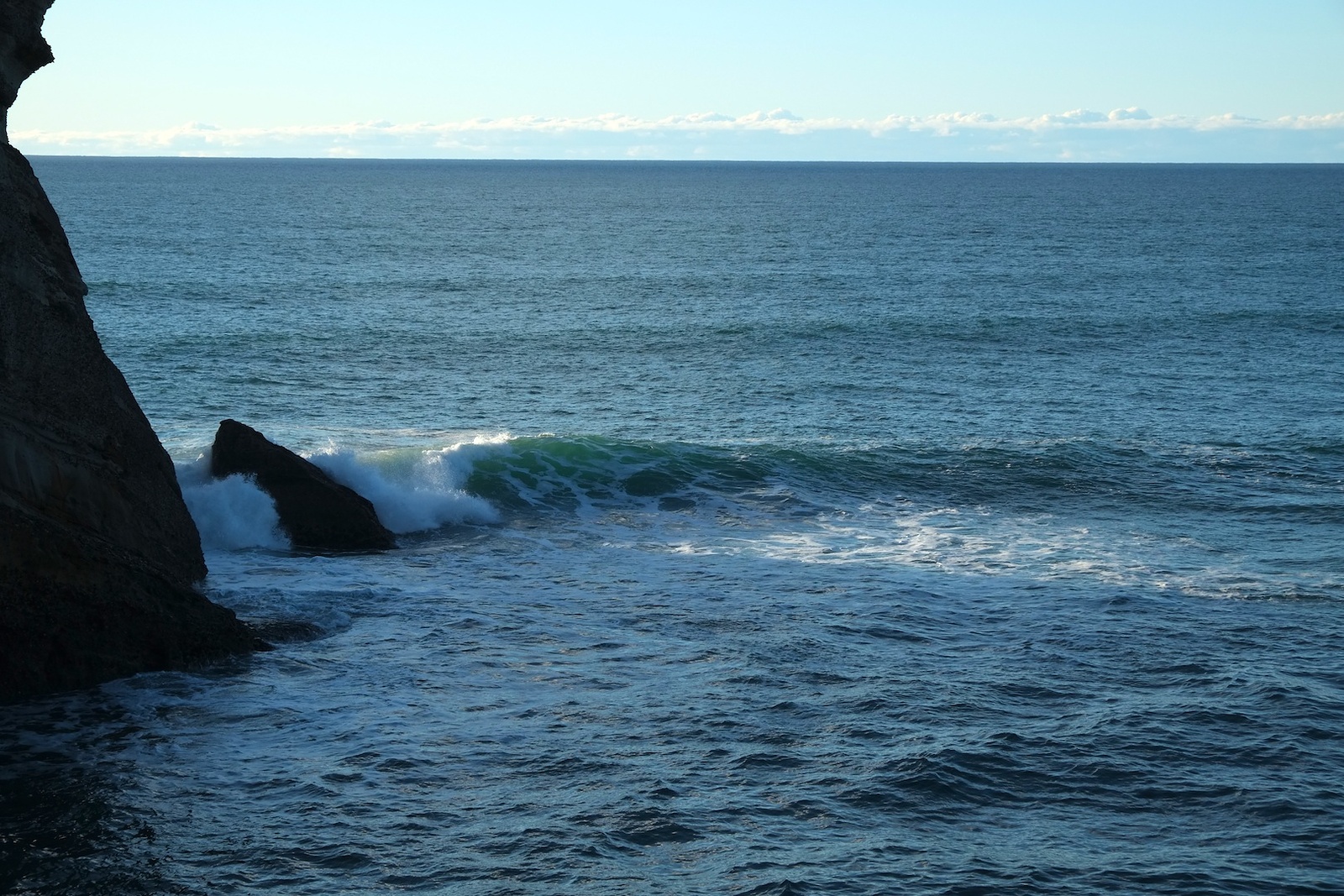 Falling tide, Fletchers Beach