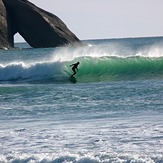 High tide left, Wharariki Beach