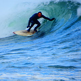 Summer surf, Broad Cove