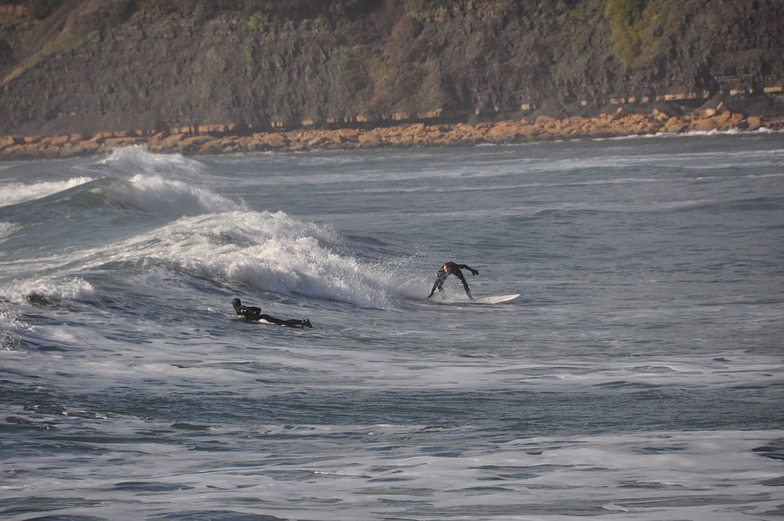 Kimmeridge Bay surf break