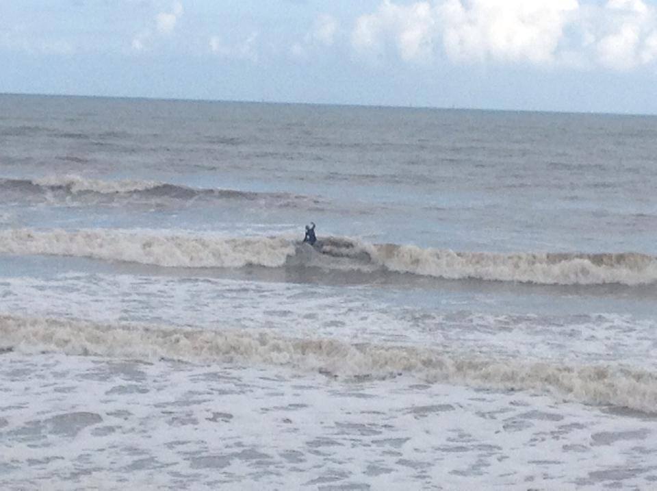 Local surfer, Withernsea