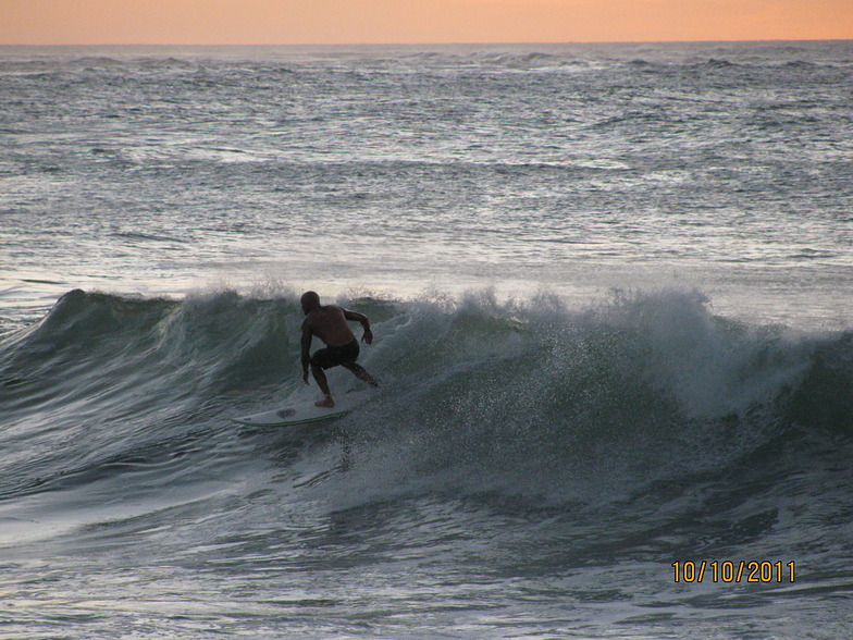 Night time surfing/sunset, Turtle Bay