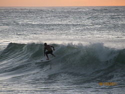 Night time surfing/sunset, Turtle Bay photo