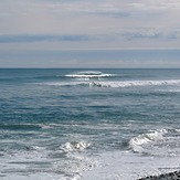 Sandhills high tide and glassy, Anatori River