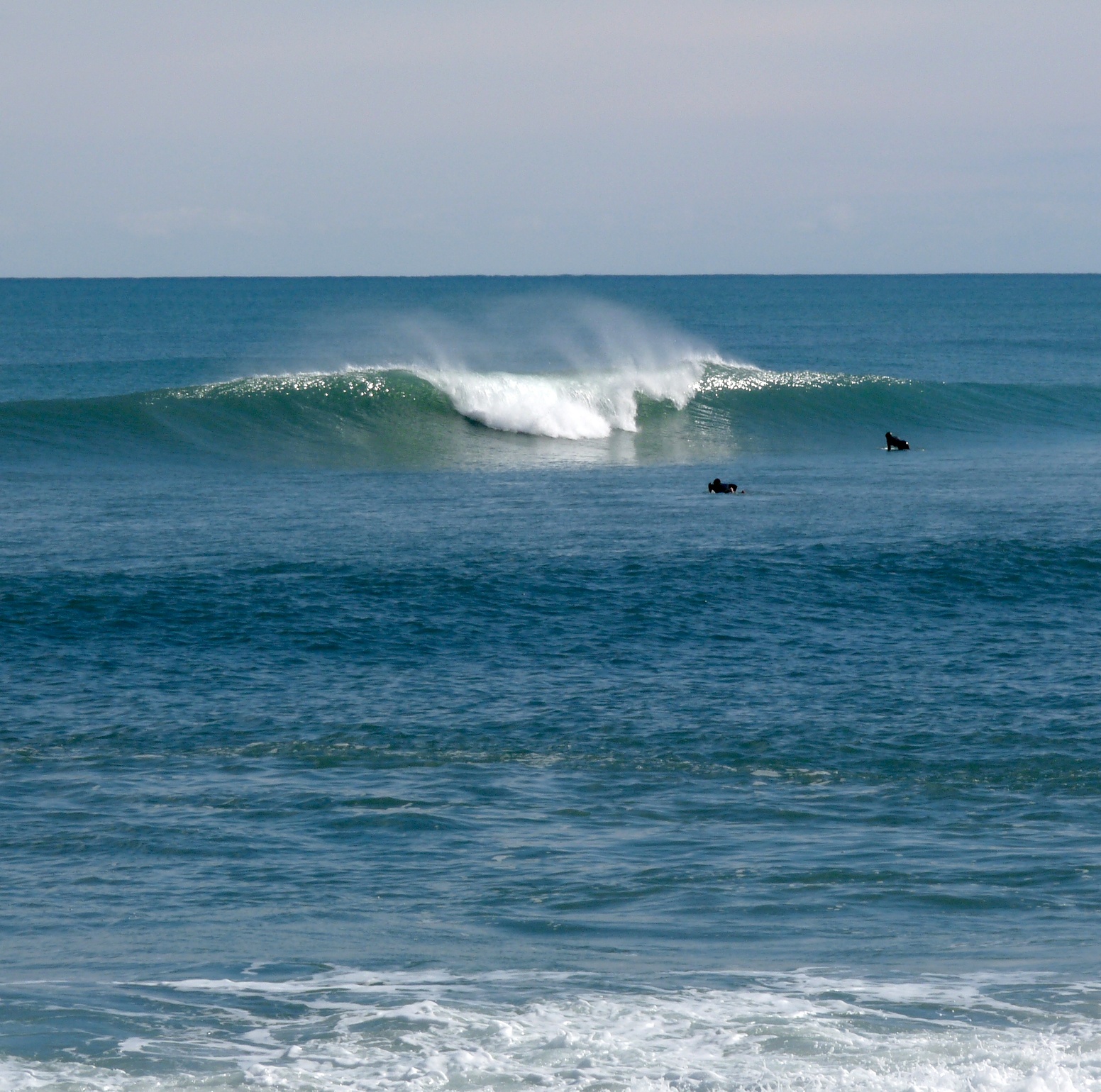 Paddling out at Sandhills, Anatori River