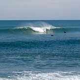 Paddling out at Sandhills, Anatori River