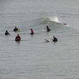 social gathering, Aberwystwyth Beach