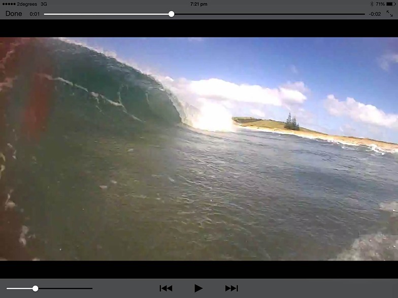 Omaha Beach and Bar surf break