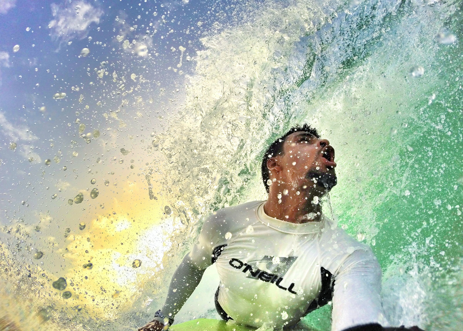 Getting Barrelled at El Chinchorro, Red Beach