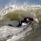 Bodyboarder's Ripping It at Jenkin's Beach, New Jersey, Jenkinsons (Point Pleasant Beach)