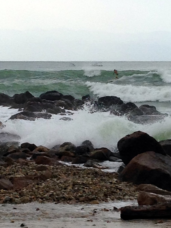 surfing hurricane Marie, El Anclote