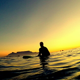 Sunset surf, Big Bay