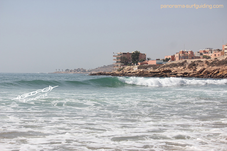 perfect beginner spot - panorama beach taghazout, Panoramas