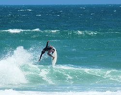 Sergio Cavalcante surfing his home break, Praia do Futuro photo