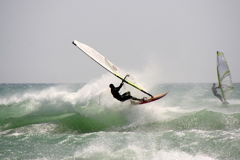 Wind surfing in Conil, Conil de la Frontera