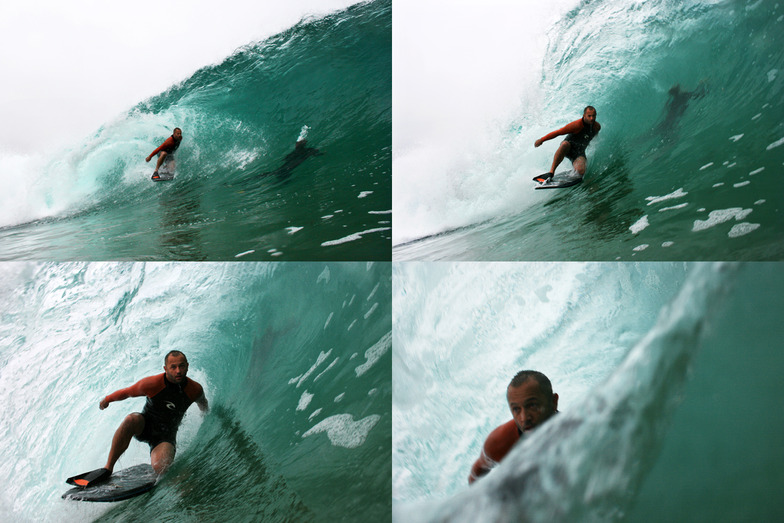 The Wedge surf break