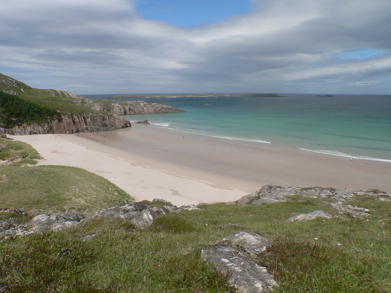 Sando Bay, Durness - Tiny summer swell., Sango Bay