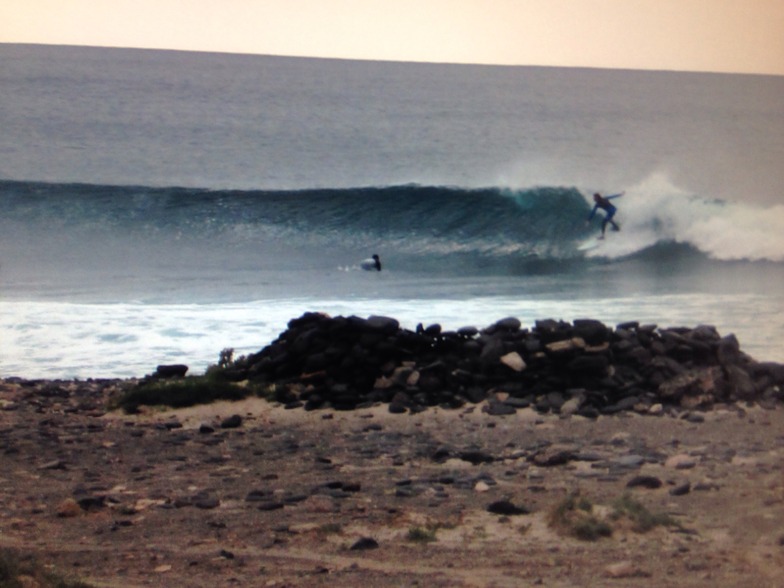 Late take off, Las Salinas