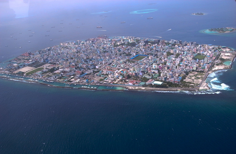 Male Atol, Maldives - from the air