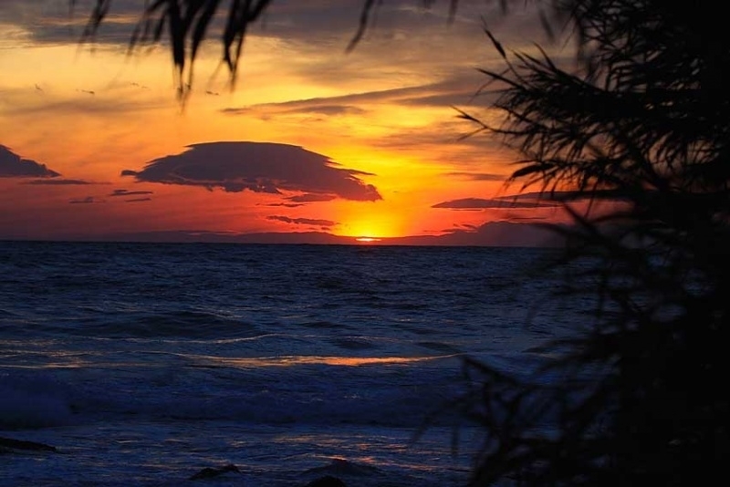 atardecer en  el molino, Molino de Papel