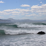 3-4ft mild offshore, Murdering Bay
